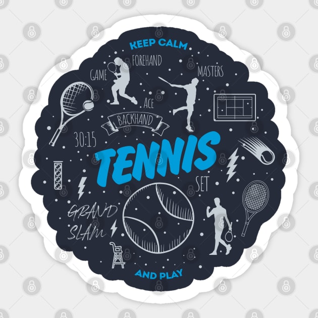 Tennis Sticker by slawisa